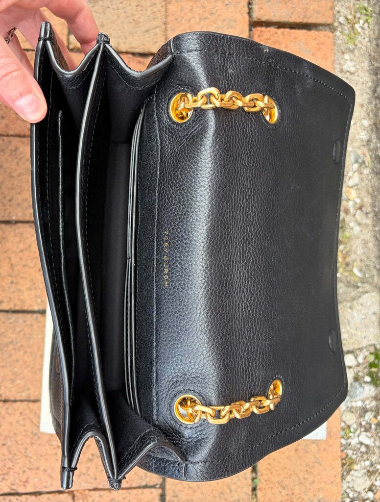 Tory Burch Carson Convertible Leather Crossbody Bag (Retails $498)