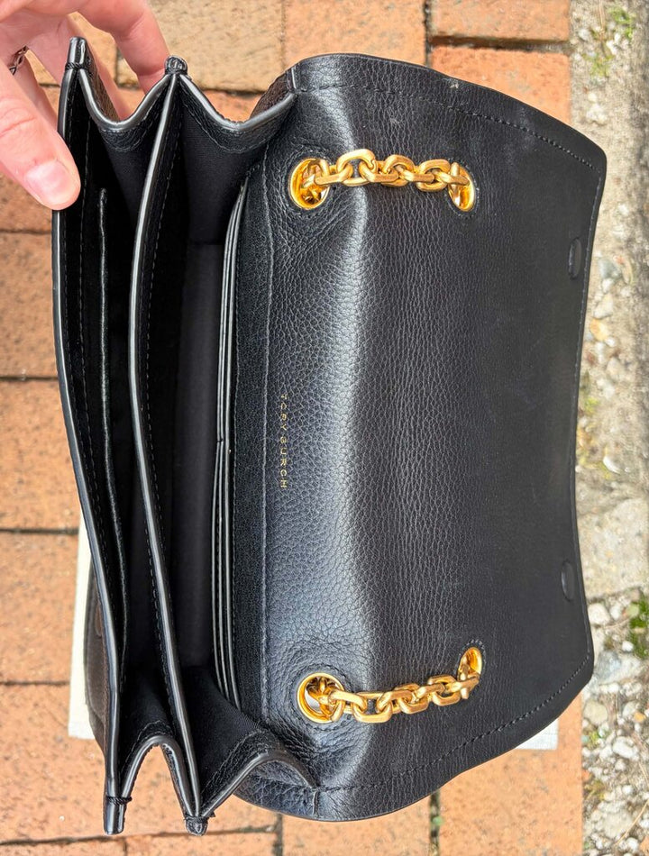 Tory Burch Carson Convertible Leather Crossbody Bag (Retails $498)
