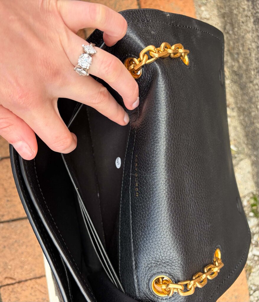 Tory Burch Carson Convertible Leather Crossbody Bag (Retails $498)