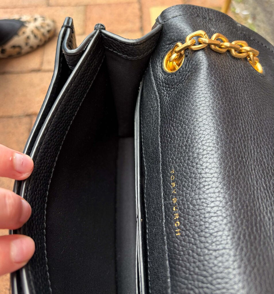 Tory Burch Carson Convertible Leather Crossbody Bag (Retails $498)