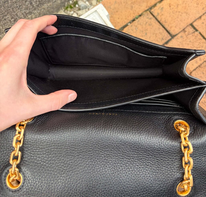 Tory Burch Carson Convertible Leather Crossbody Bag (Retails $498)