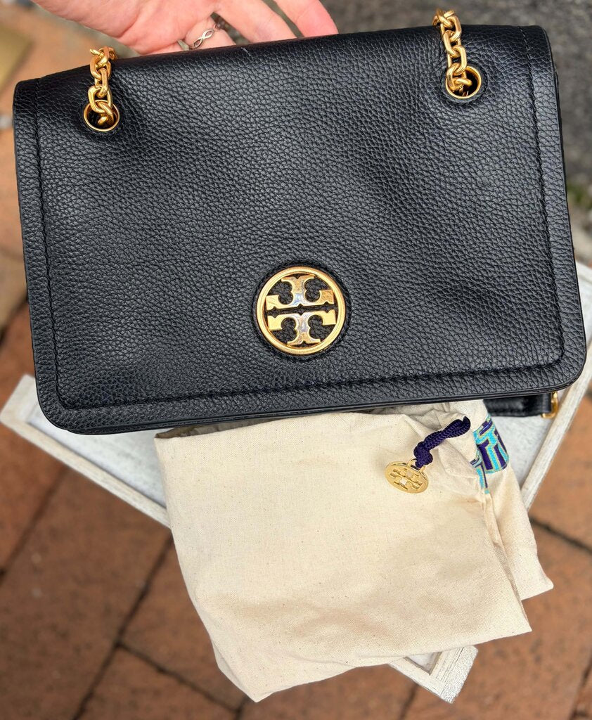 Tory Burch Carson Convertible Leather Crossbody Bag (Retails $498)