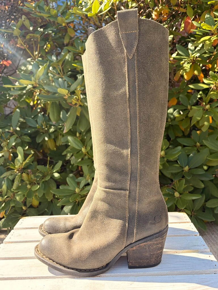 Born Avery Western Style Tall Boots - Size 40