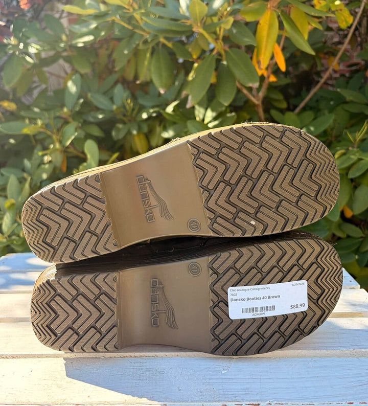 Dansko Sigourney Combat Boots - Size 40