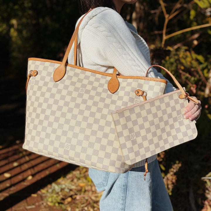 Louis Vuitton Damier Azur Neverfull (w/ pouch)