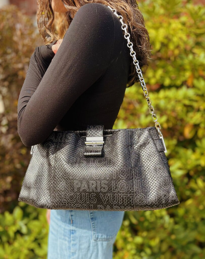 Louis Vuitton Limited Edition Python Perfore Lutece Bag