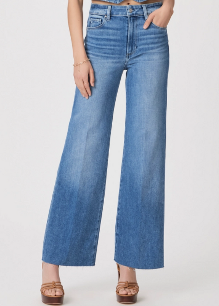 Paige Anessa Wide Leg Jeans - Size 33