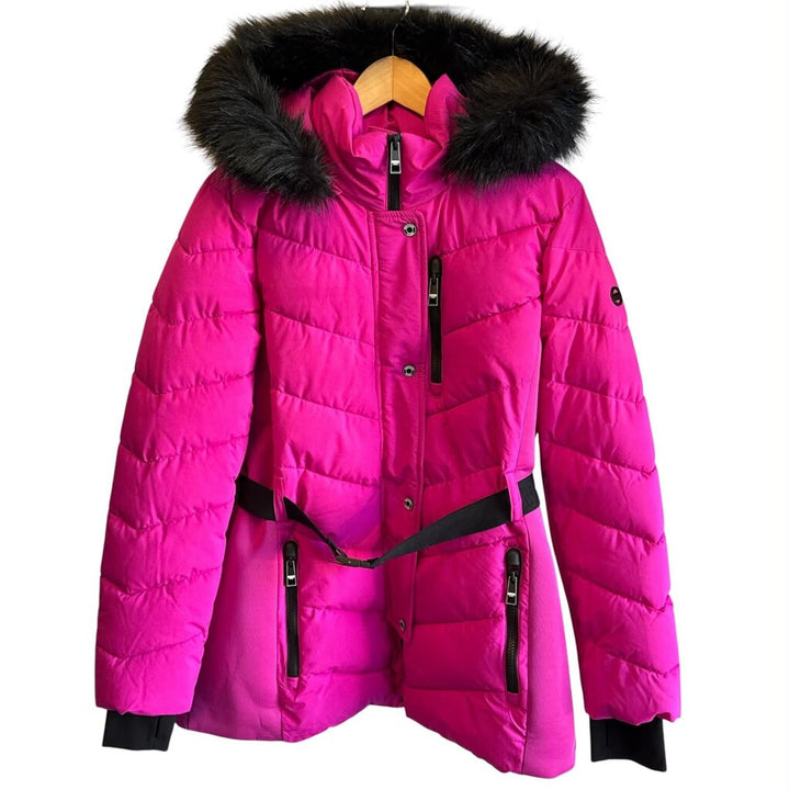 Michael Kors Belted Puffer Jacket - Size Large