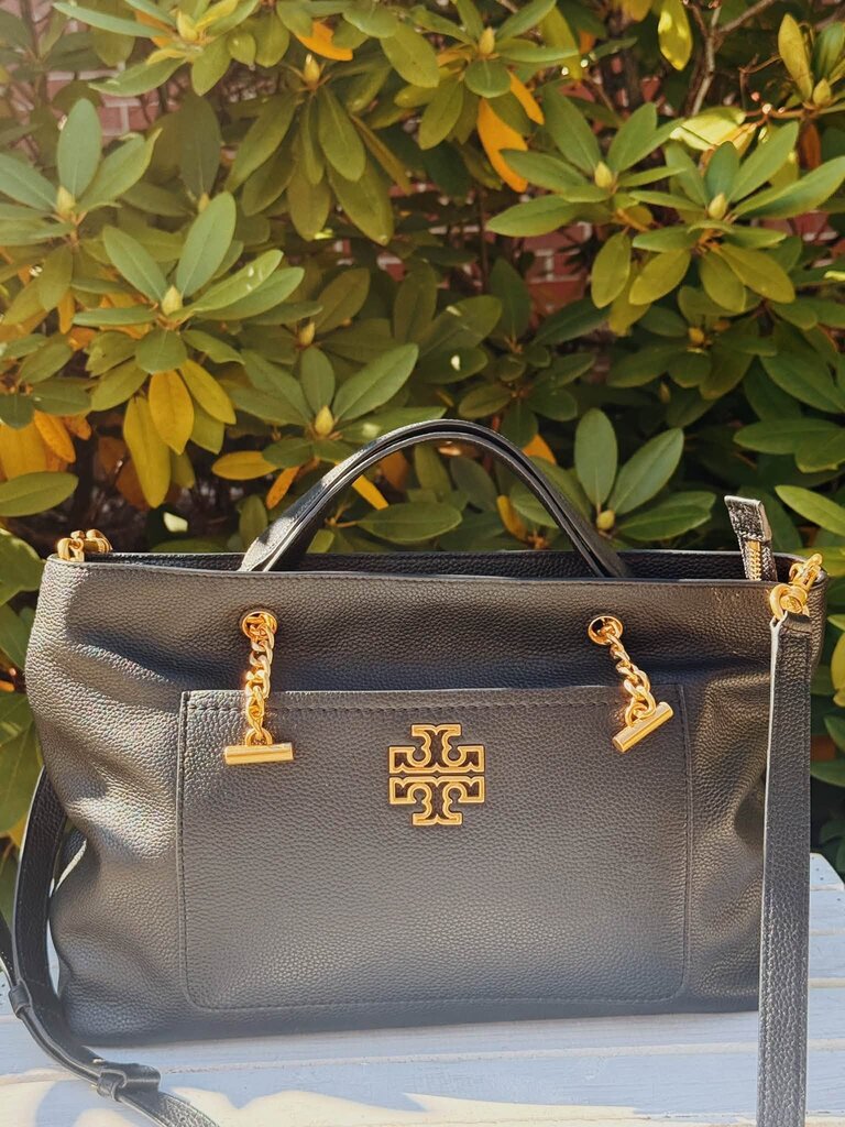 Tory Burch Leather Britten Satchel