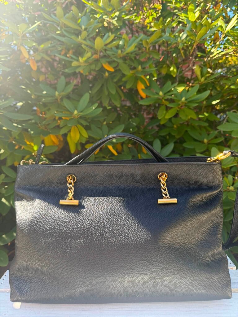 Tory Burch Leather Britten Satchel