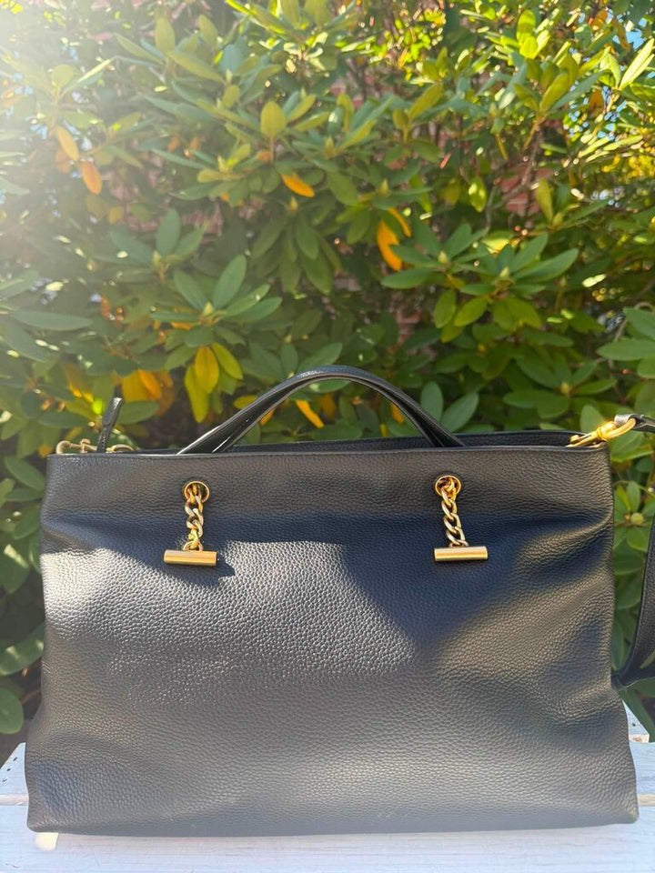 Tory Burch Leather Britten Satchel