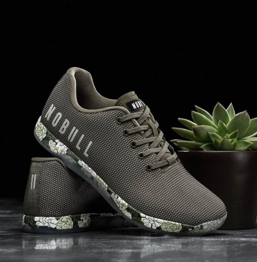 Nobull Limited Edition Mist Succulent Trainer in Army Green - Size 8