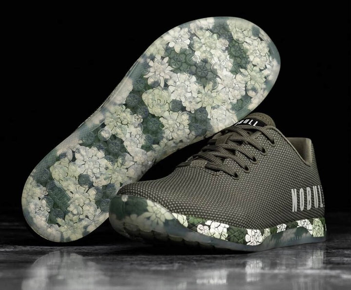 Nobull Limited Edition Mist Succulent Trainer in Army Green - Size 8