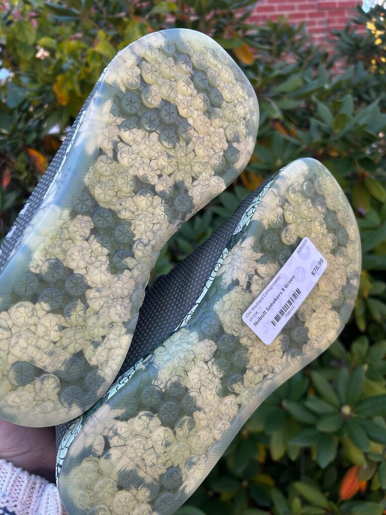 Nobull Limited Edition Mist Succulent Trainer in Army Green - Size 8