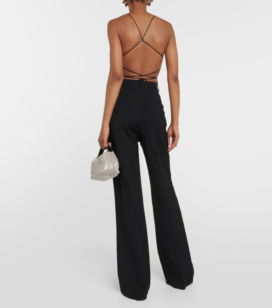 Area NWT Crystal Slit Trouser - Size 4