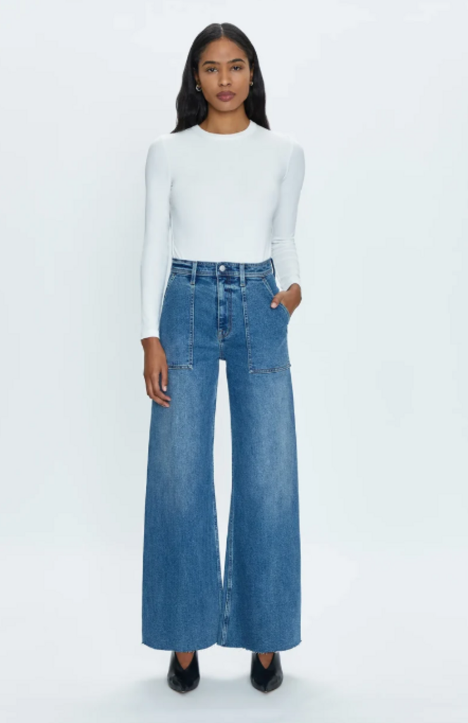 Pistola Penny Utility Jeans in Canal - Size 28 (Retails for $178)