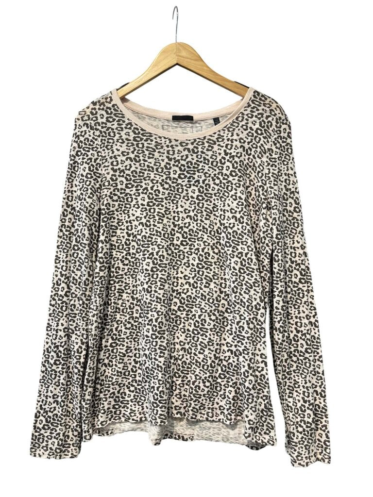 ATM NWT Leopard Print Long Sleeve (Retails for $145)- Size Large