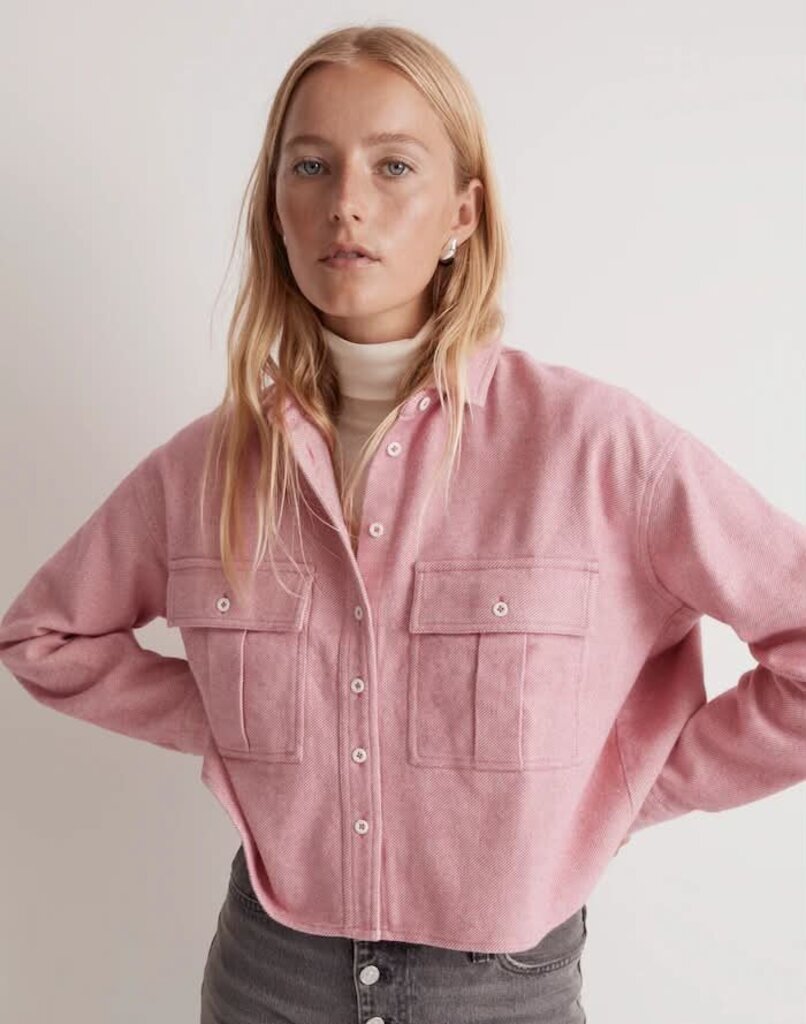 Madewell Flannel Cargo Button Up Shirt - Size Medium