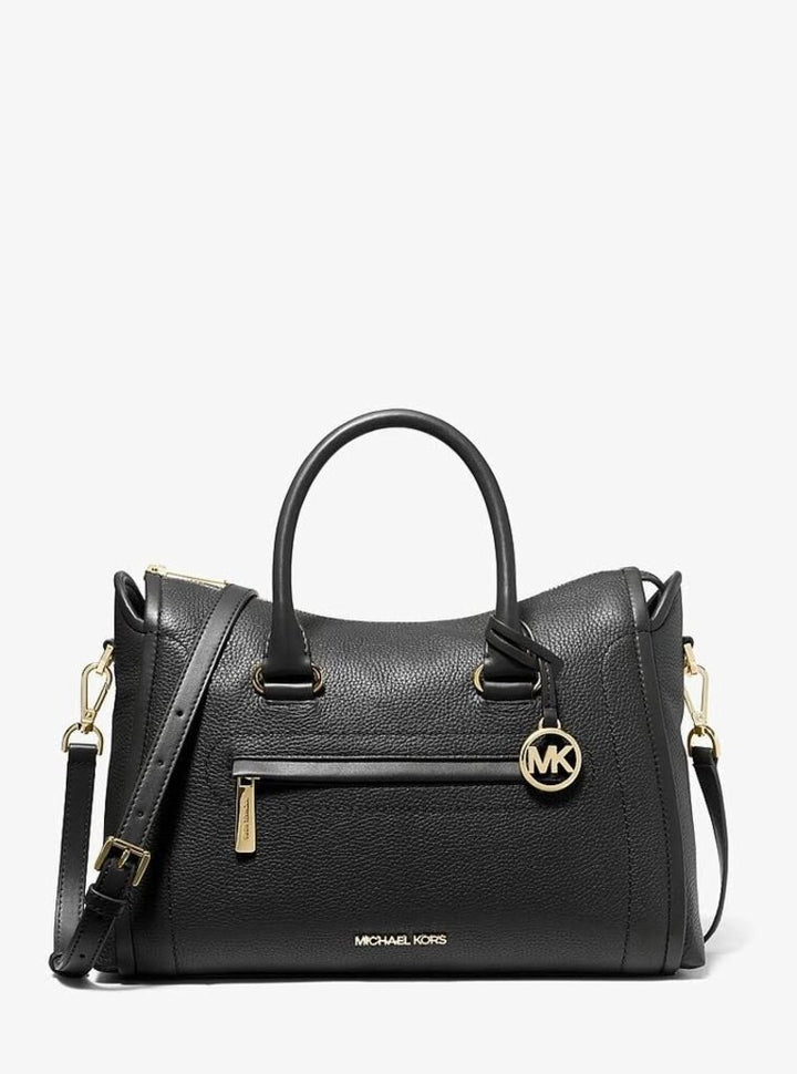 Michael Kors NWT Carine Large Pebbled Leather Satchel (Retails for $558)