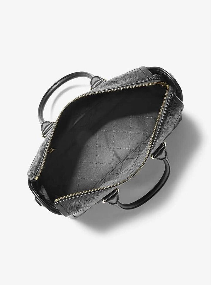 Michael Kors NWT Carine Large Pebbled Leather Satchel (Retails for $558)