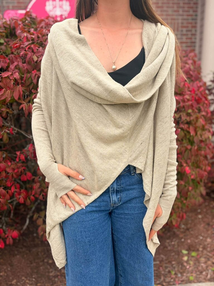 Nicholas K Draped Convertible Cardigan Sweater - Size XS/S