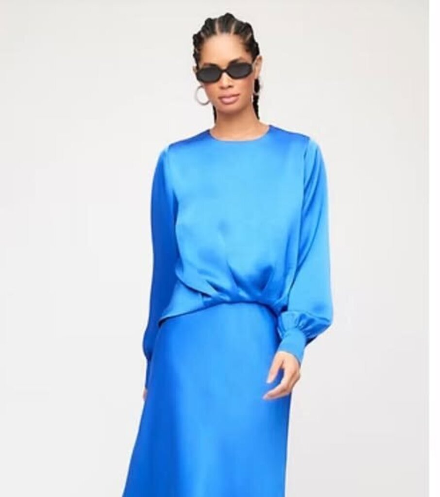 Fifteen Twenty NWT Blouson Satin Top - Size Medium