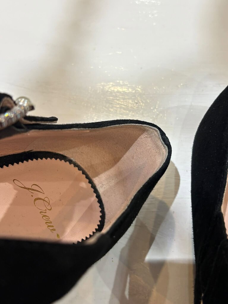 J. Crew Marina Suede Criss Cross Ballet Flats - Size 9