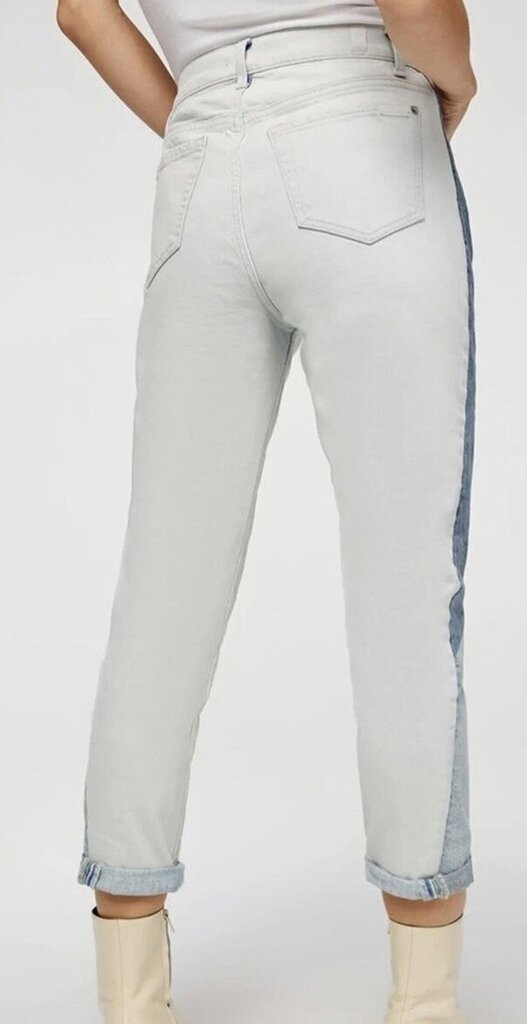 7 For All Mankind Josefina Patchwork Boyfriend Jeans in Coldwater - Size 2 (Retails $228)