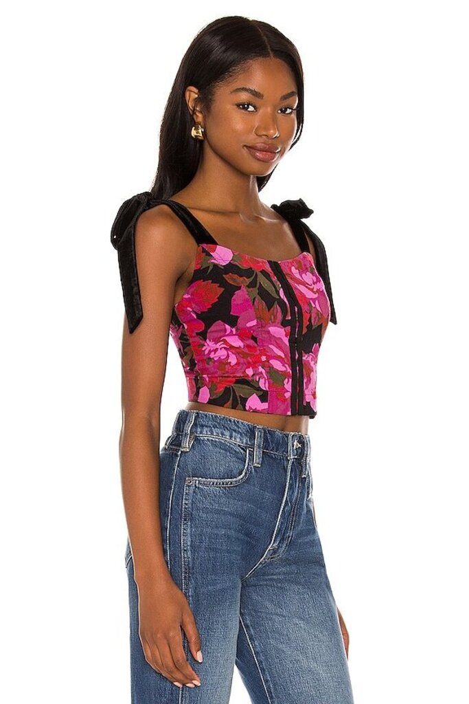 Free People Addie Printed Tank in Twilight Combo - Size Small