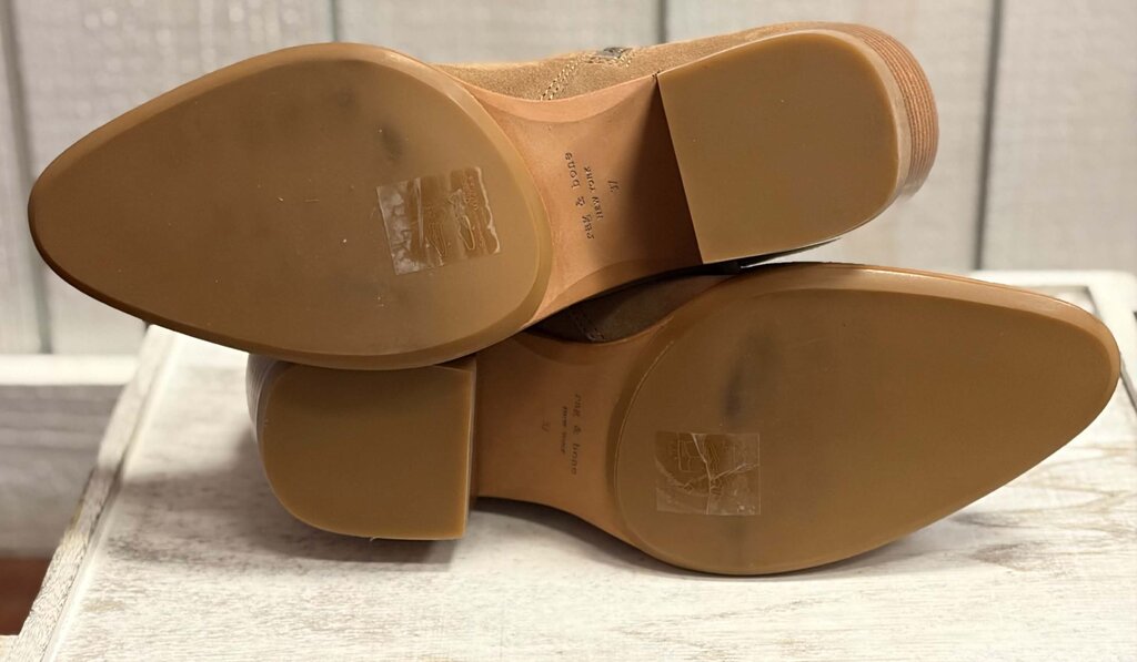 Rag & Bone Mustang Suede Boots in Camel - Size 37