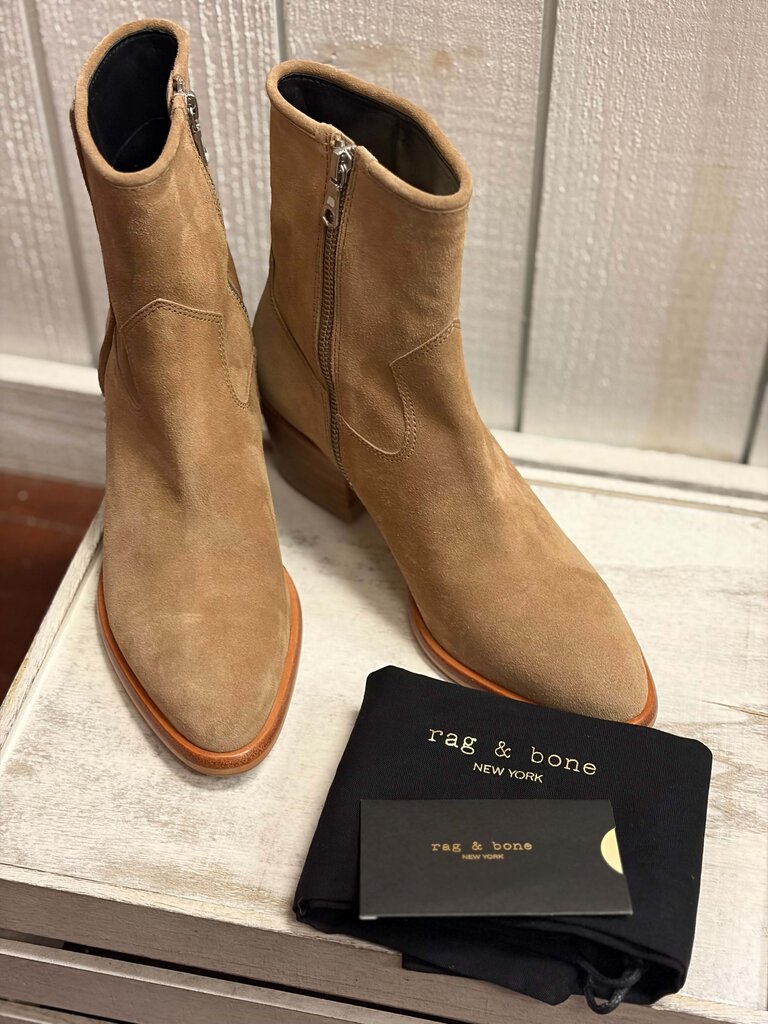 Rag & Bone Mustang Suede Boots in Camel - Size 37