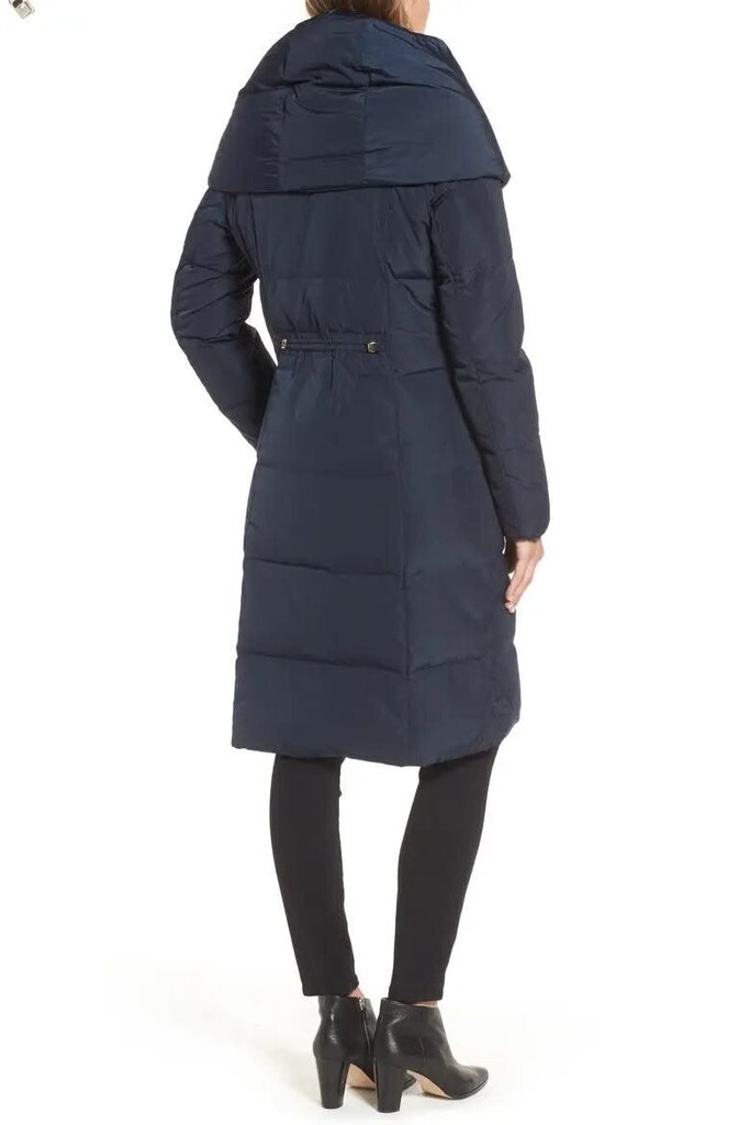 Cole Haan Signature Asymmetrical Pillow-Collar Down Puffer Coat - Size Large (Retails $350)