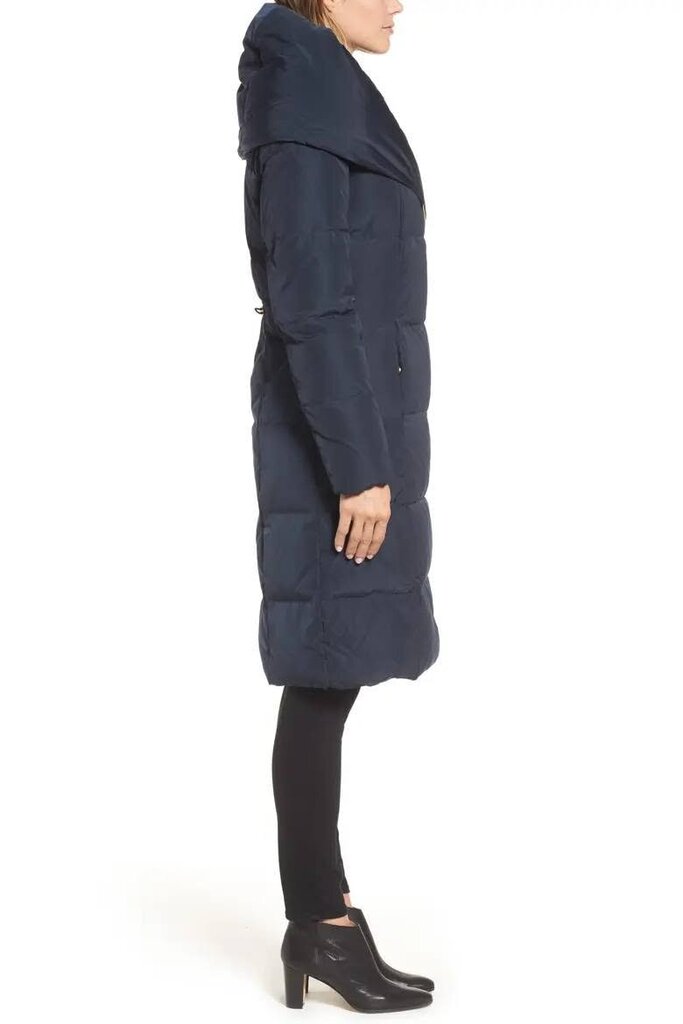 Cole Haan Signature Asymmetrical Pillow-Collar Down Puffer Coat - Size Large (Retails $350)