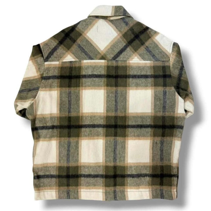 Zara Oversized Plaid Shacket - Size Medium