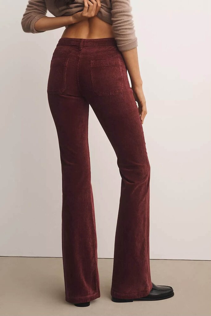 Pilcro Mid Rise Corduroy Flare Jeans - Size 33