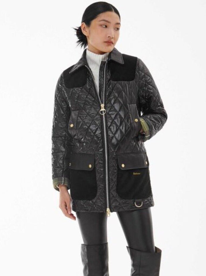Barbour Premium Carlton Quilted Jacket - Size 8