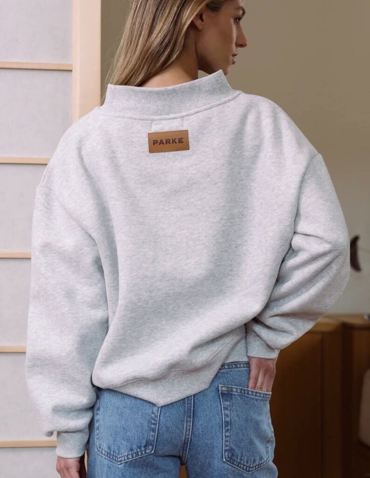 Parke Shrunken Classic Mockneck Sweatshirt