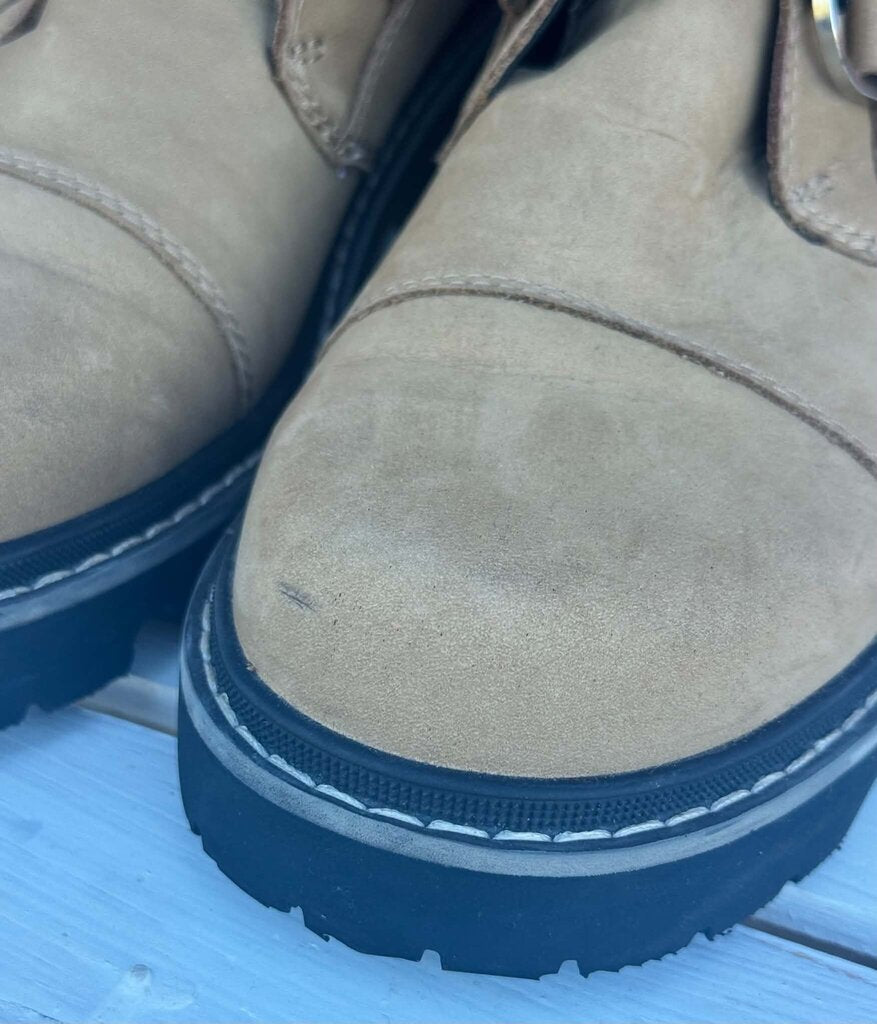 Sorel Joan Now Lace Boots In Caribou Buff - Size 10