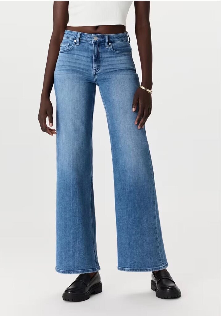 Quince Bella Wide Leg Stretch Jeans In Seaside Blue - Size 27