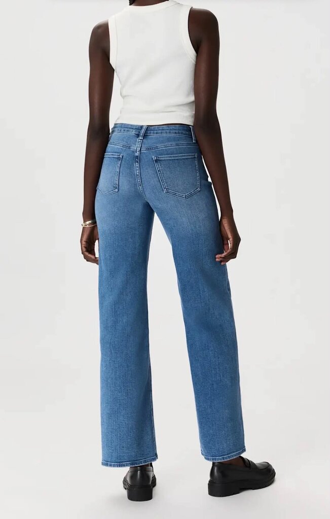 Quince Bella Wide Leg Stretch Jeans In Seaside Blue - Size 27