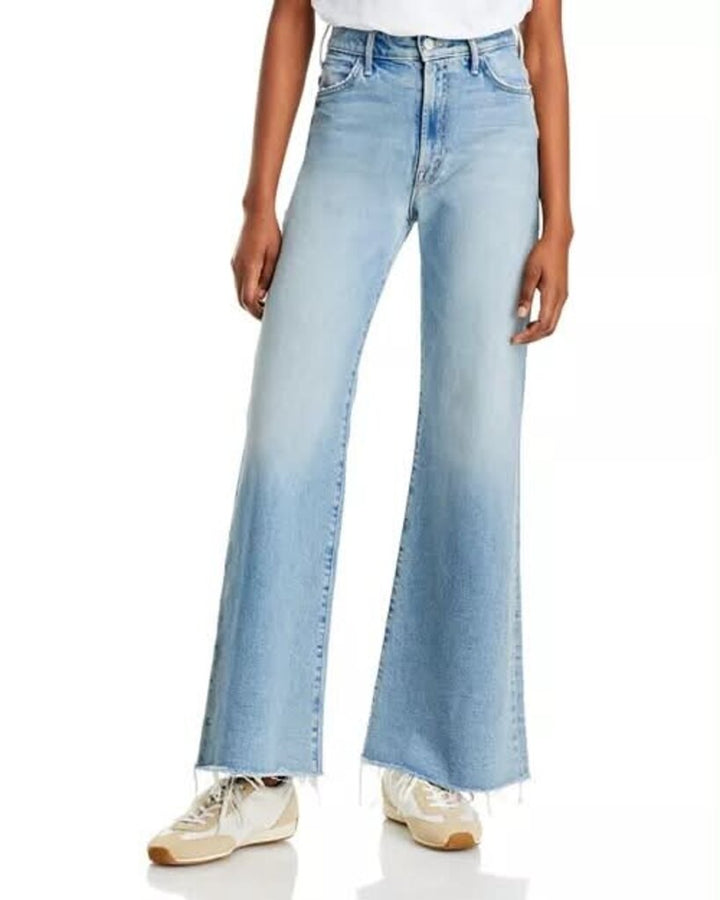 Mother The Hustler Roller Frayed Jeans In I Confess - Size 24