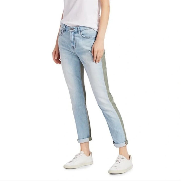 Frame Le Beau Cargo Mixed Media High Rise Jeans - Size 25 (Retails for $275)