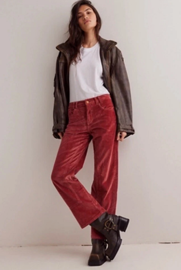 Free People NWT Free Risk Taker Cord Jeans - Sie 24