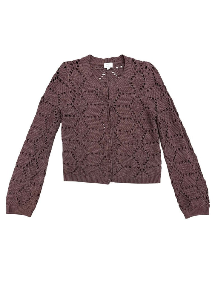 Z Supply Rosalyn Diamond Sweater Cardigan - Size XS