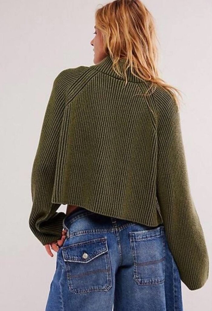 Free People Greta Half Zip Sweater - Size Small
