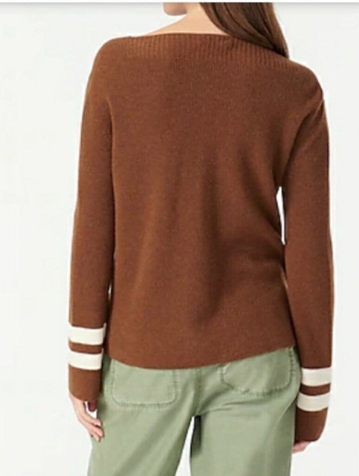 J.Crew Cashmere Boatneck Bell Sleeve Cashmere Sweater - Size Small