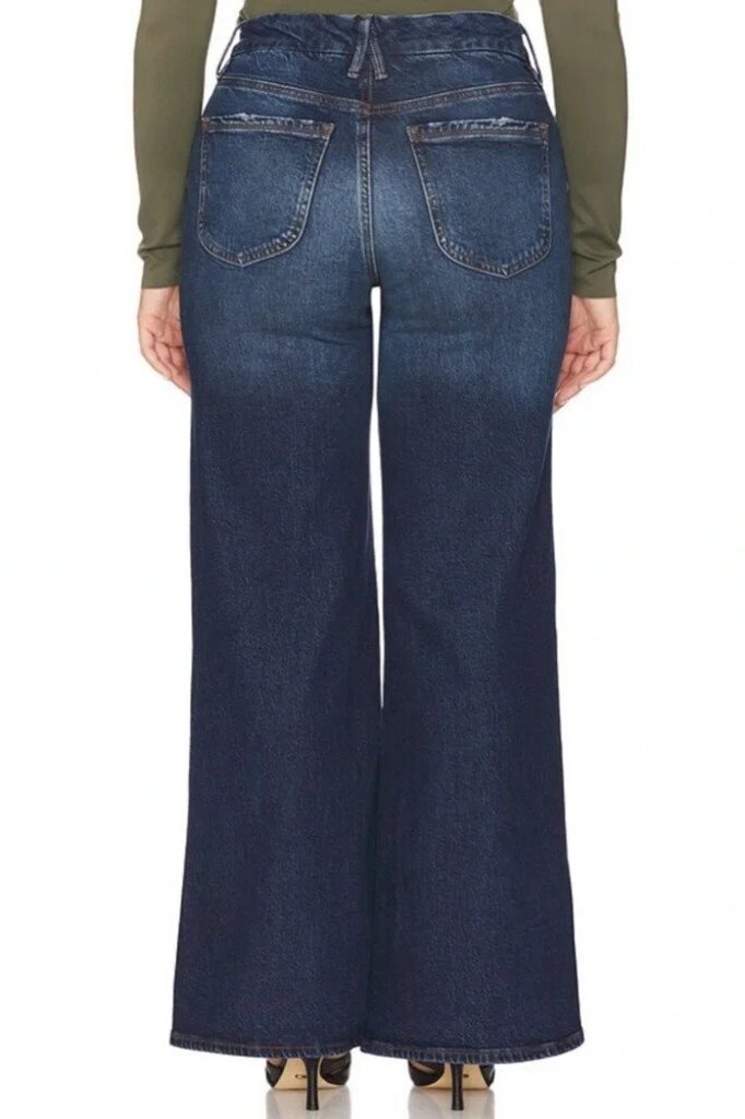Good American Good Petite Palazzo Jeans - Size 25