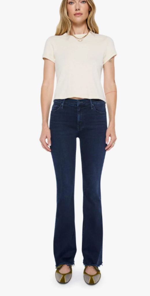 Mother The Weekender Fray Jeans in Chip On My Shoulder - Size 32 (Retails for $258)