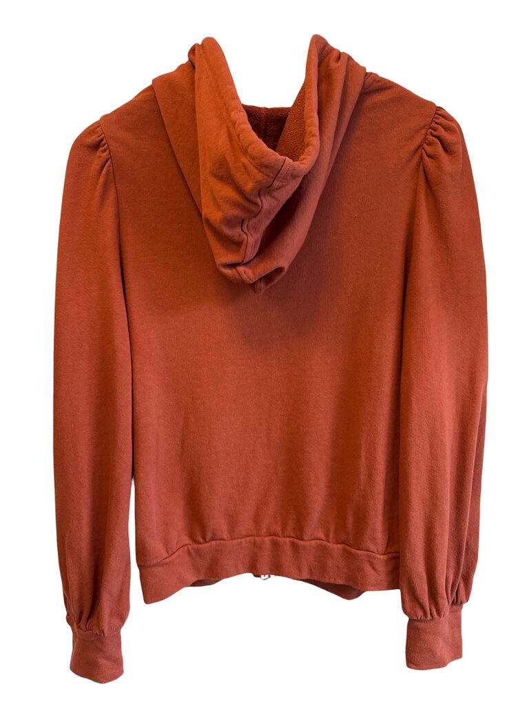 T.la by Anthropologie Emanuel Puff Sleeve Cropped Zip-up Hoodie - Size XS