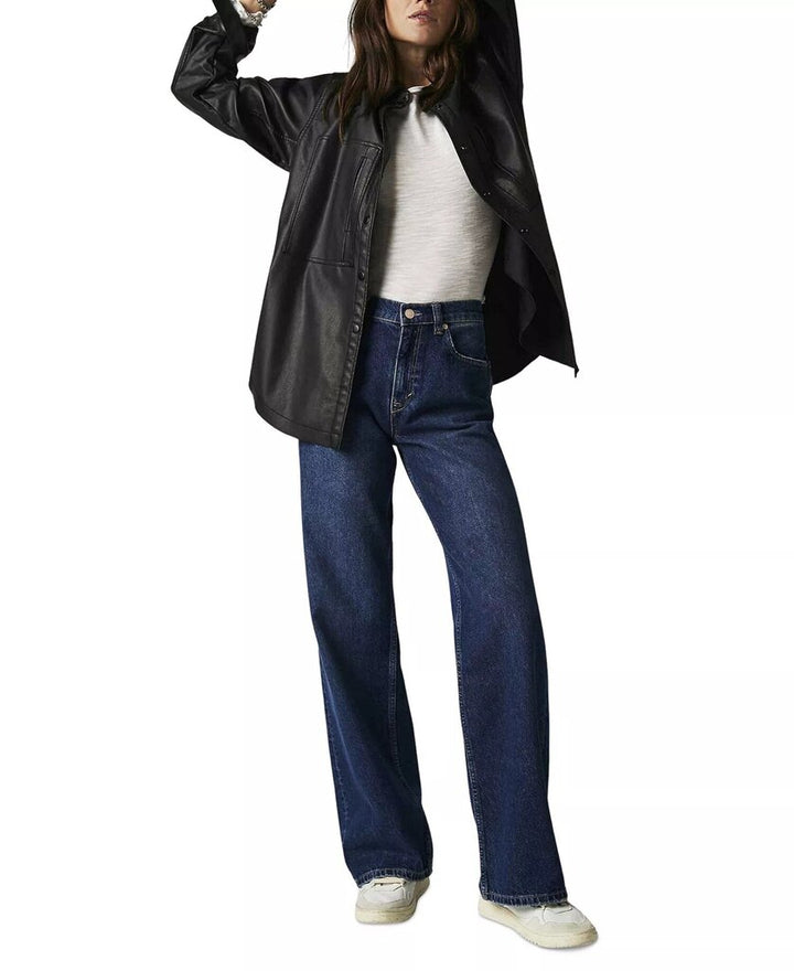 We The Free Tinsley Baggy High Rise Jeans in Dark Romance - Size 27
